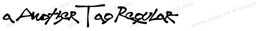 a Another Tag Regular字体转换